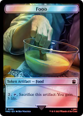 Alien Rhino // Food (0058) Double-Sided Token (Surge Foil) [Doctor Who Tokens] | Mindsight Gaming