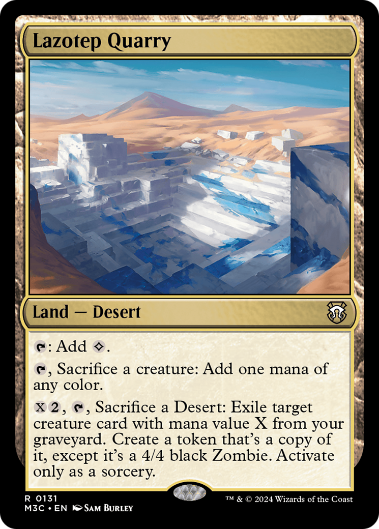 Lazotep Quarry (Extended Art) [Modern Horizons 3 Commander] | Mindsight Gaming