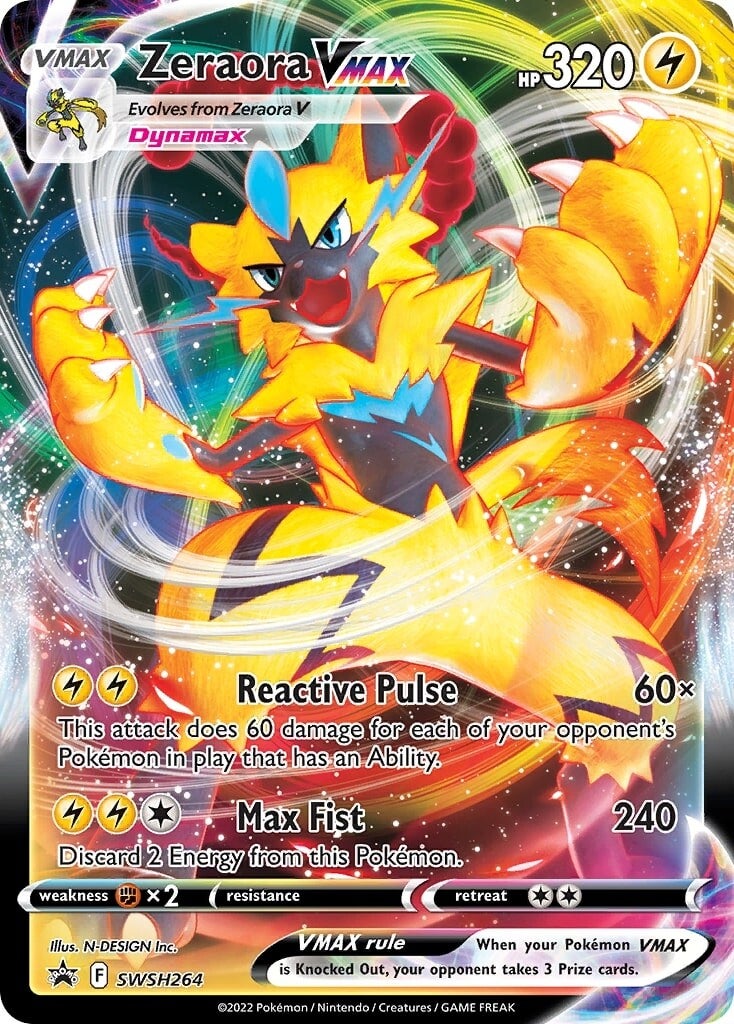 Zeraora VMAX (SWSH264) [Sword & Shield: Black Star Promos] | Mindsight Gaming