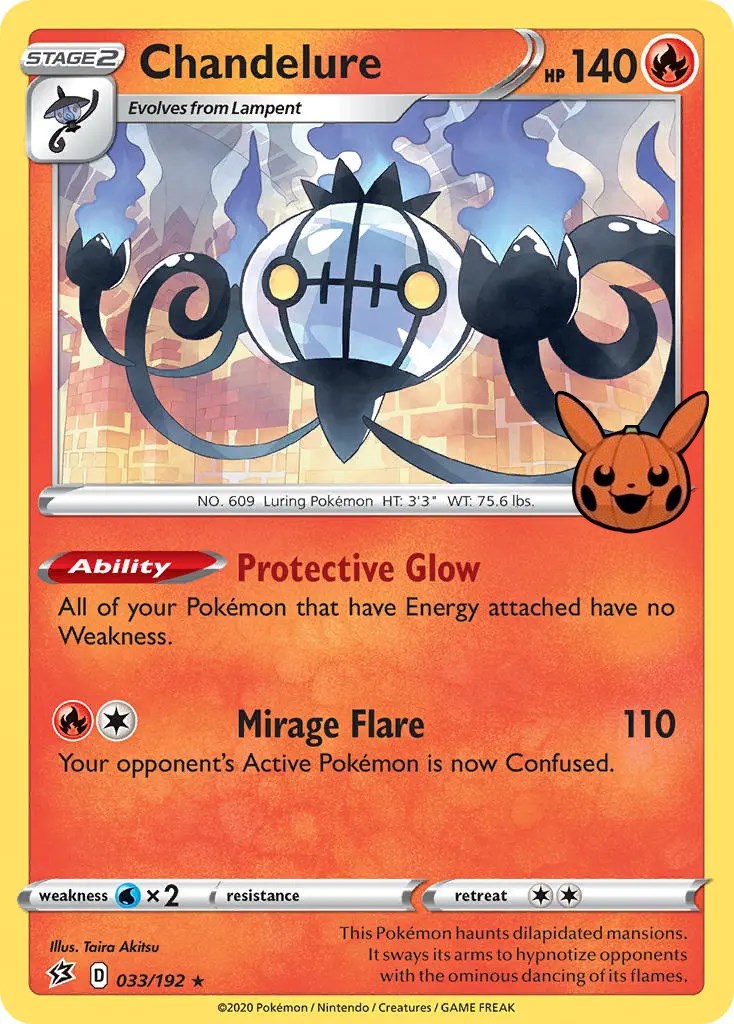 Chandelure (033/192) [Trick or Trade] | Mindsight Gaming