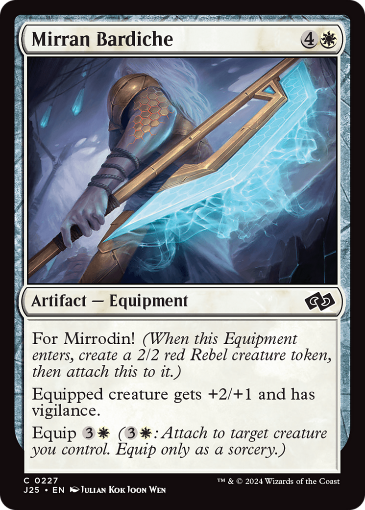 Mirran Bardiche [Foundations Jumpstart] | Mindsight Gaming