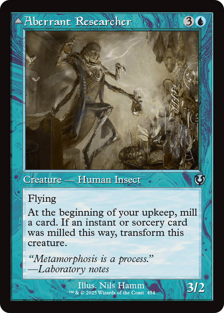 Aberrant Researcher // Perfected Form (Retro Frame) [Innistrad Remastered] | Mindsight Gaming