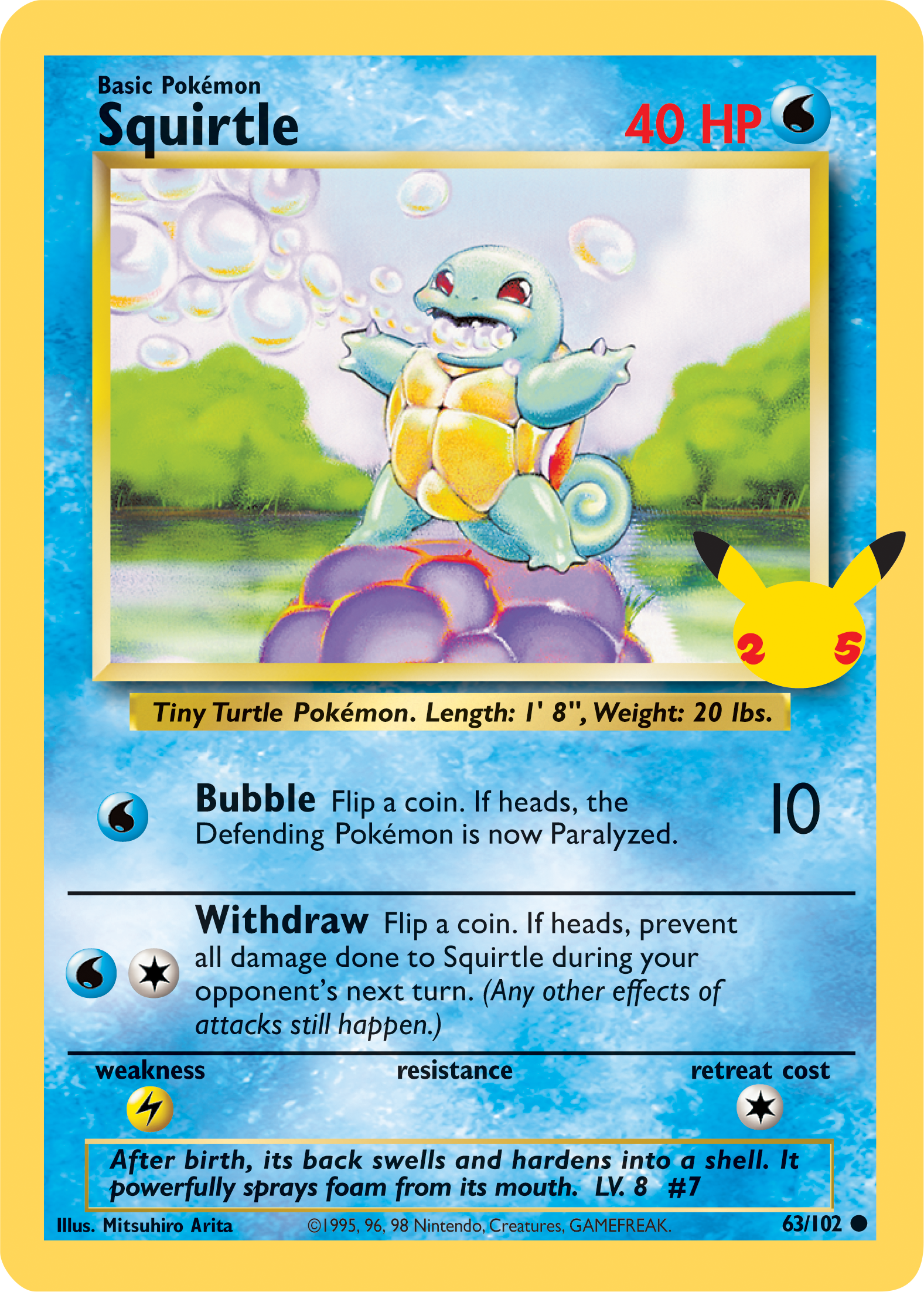 Squirtle (63/102) (Jumbo Card) [First Partner Pack] | Mindsight Gaming