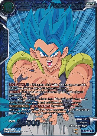 SSB Gogeta, Frenzied Burst (P-104) [Promotion Cards] | Mindsight Gaming