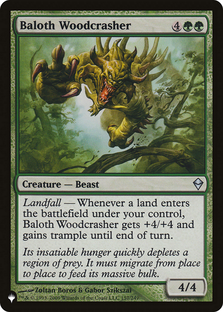 Baloth Woodcrasher [The List Reprints] | Mindsight Gaming