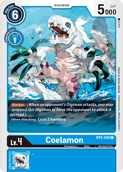 Coelamon [BT5-026] [Battle of Omni] | Mindsight Gaming