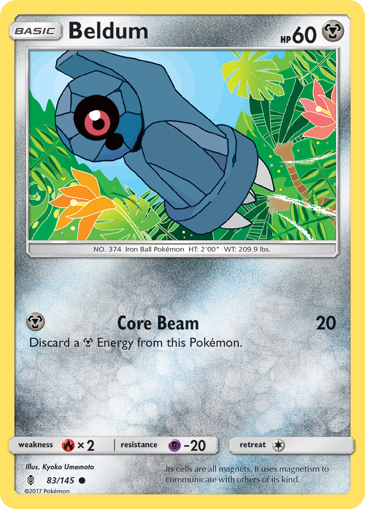 Beldum (83/145) [Sun & Moon: Guardians Rising] | Mindsight Gaming