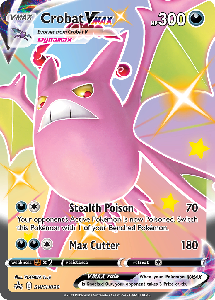 Crobat VMAX (SWSH099) [Sword & Shield: Black Star Promos] | Mindsight Gaming