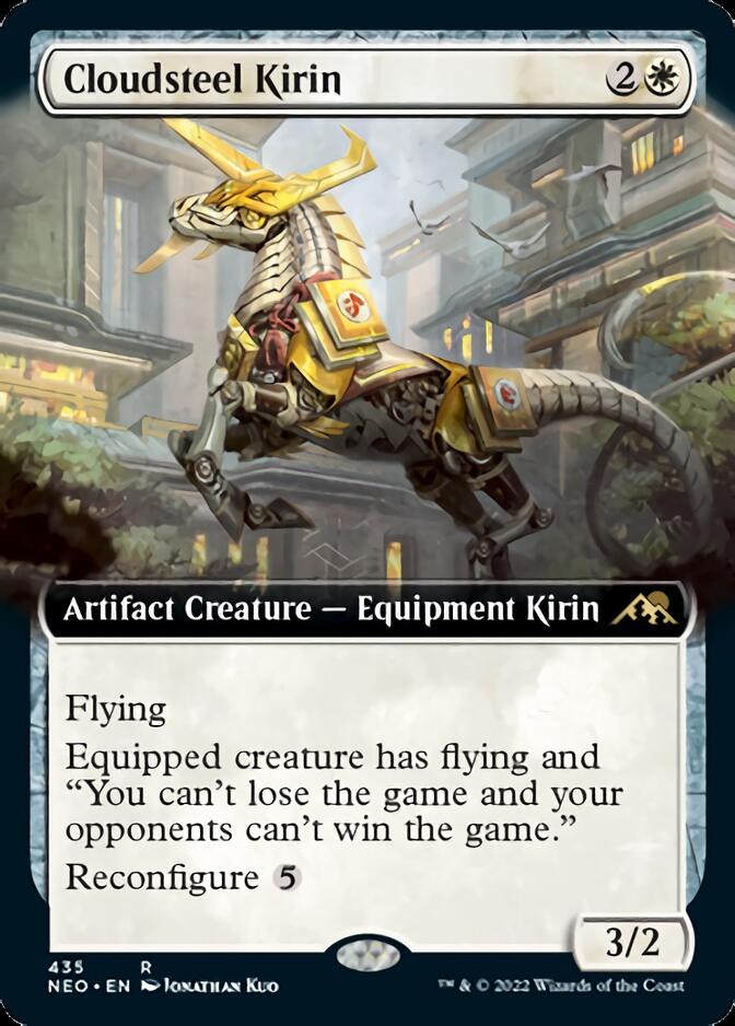 Cloudsteel Kirin (Extended Art) [Kamigawa: Neon Dynasty] | Mindsight Gaming