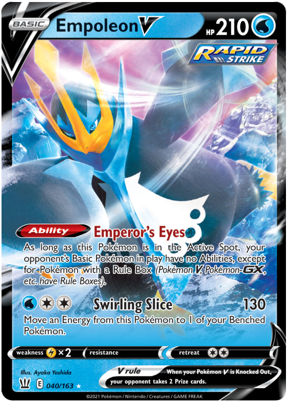 Empoleon V (040/163) [Sword & Shield: Battle Styles] | Mindsight Gaming