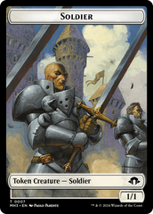 Eldrazi Spawn // Soldier Double-Sided Token [Modern Horizons 3 Tokens] | Mindsight Gaming