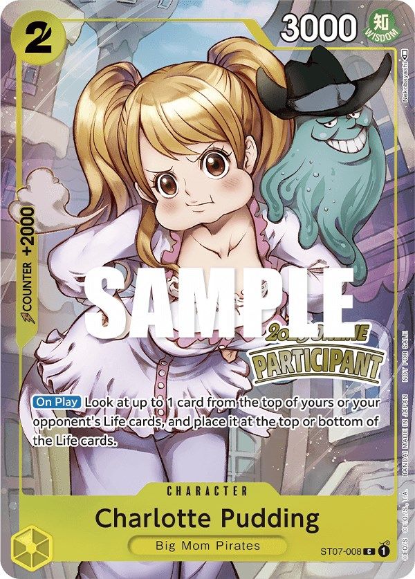 Charlotte Pudding (Online Regional 2023) [Participant] [One Piece Promotion Cards] | Mindsight Gaming