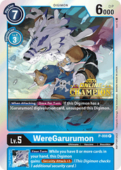 WereGarurumon [P-008] (Online Regional - Champion) [Promotional Cards] | Mindsight Gaming