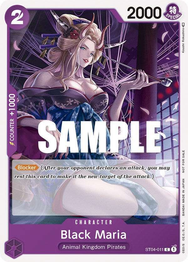 Black Maria (Tournament Pack Vol. 2) [One Piece Promotion Cards] | Mindsight Gaming