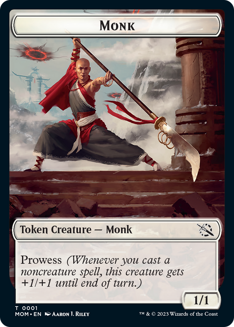 Monk Token [March of the Machine Tokens] | Mindsight Gaming