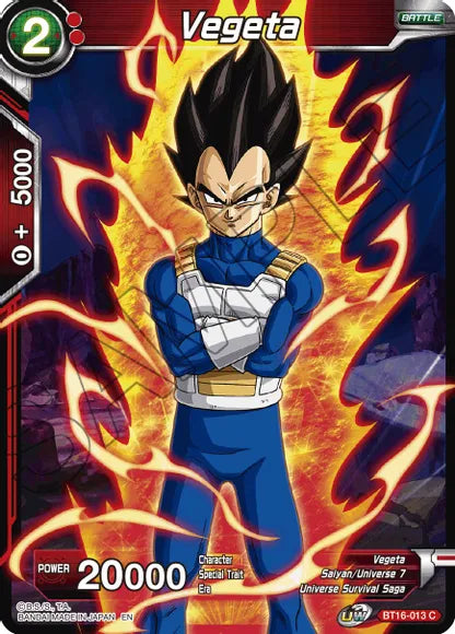 Vegeta (BT16-013) (BT16-013) [Realm of the Gods] | Mindsight Gaming