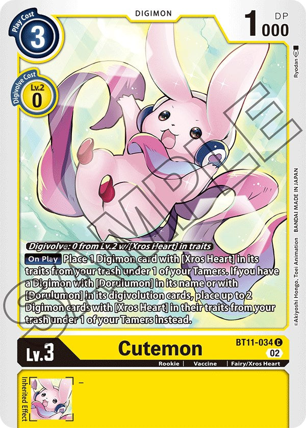 Cutemon [BT11-034] [Dimensional Phase] | Mindsight Gaming