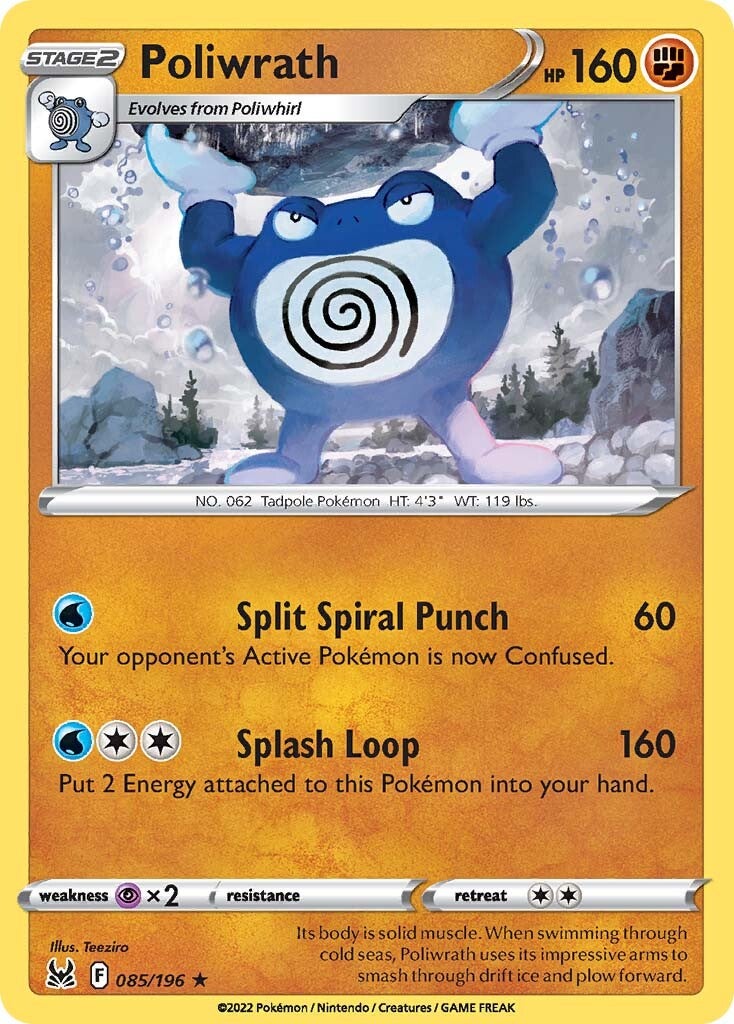 Poliwrath (085/196) [Sword & Shield: Lost Origin] | Mindsight Gaming