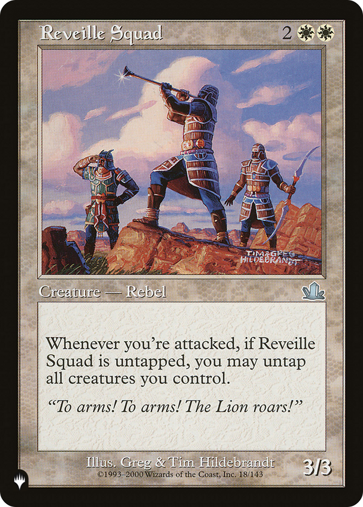 Reveille Squad [The List Reprints] | Mindsight Gaming