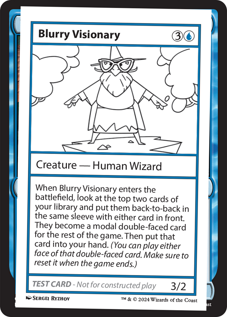 Blurry Visionary [Mystery Booster 2 Playtest Cards] | Mindsight Gaming