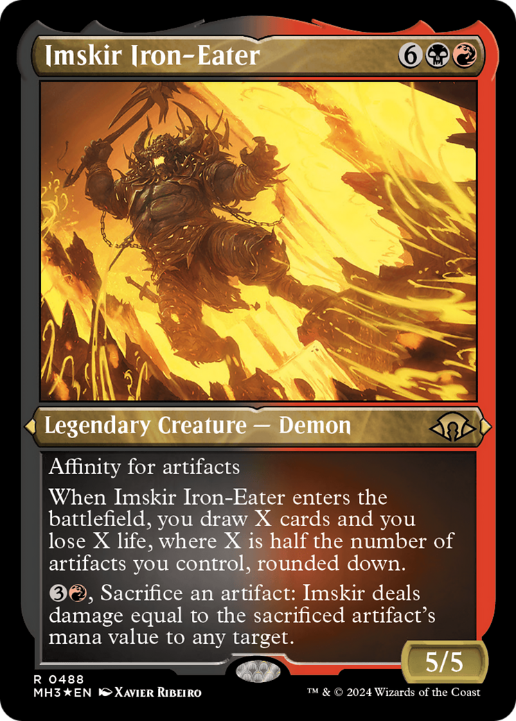 Imskir Iron-Eater (Foil Etched) [Modern Horizons 3] | Mindsight Gaming