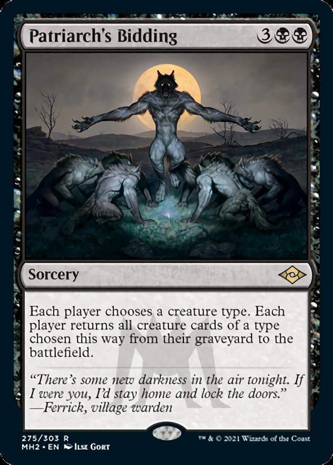 Patriarch's Bidding (Foil Etched) [Modern Horizons 2] | Mindsight Gaming