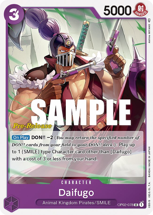 Daifugo [Paramount War Pre-Release Cards] | Mindsight Gaming