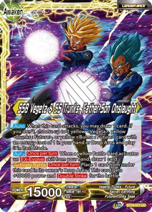 Trunks // SSB Vegeta & SS Trunks, Father-Son Onslaught (BT16-071) [Realm of the Gods] | Mindsight Gaming