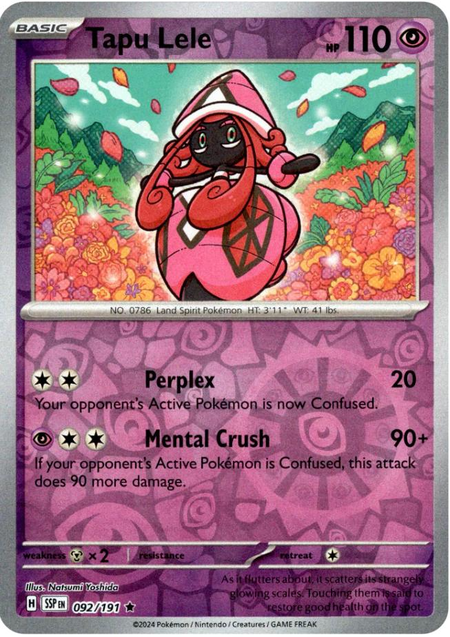 Tapu Lele (092/191) [Scarlet & Violet: Surging Sparks] | Mindsight Gaming