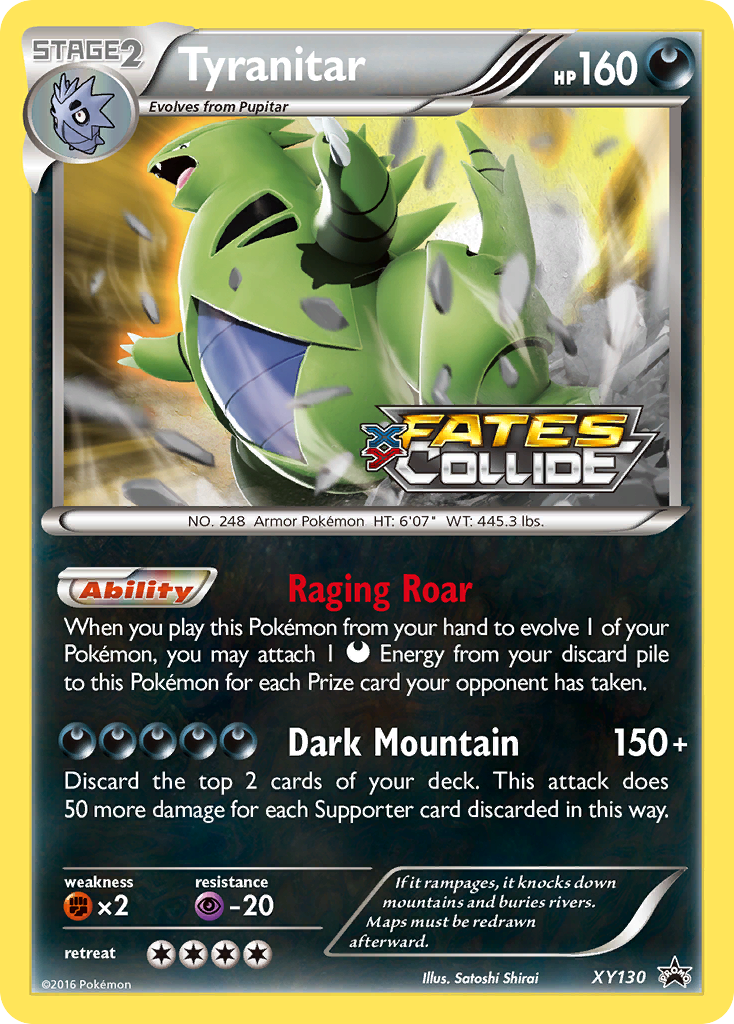 Tyranitar (XY130) [XY: Black Star Promos] | Mindsight Gaming