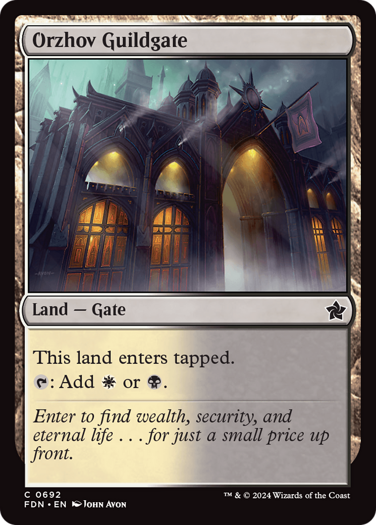 Orzhov Guildgate [Foundations] | Mindsight Gaming