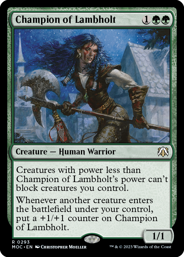 Champion of Lambholt [March of the Machine Commander] | Mindsight Gaming