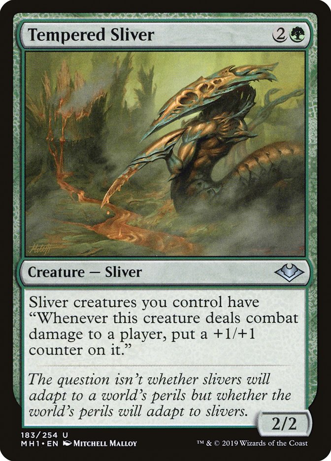 Tempered Sliver [Modern Horizons] | Mindsight Gaming