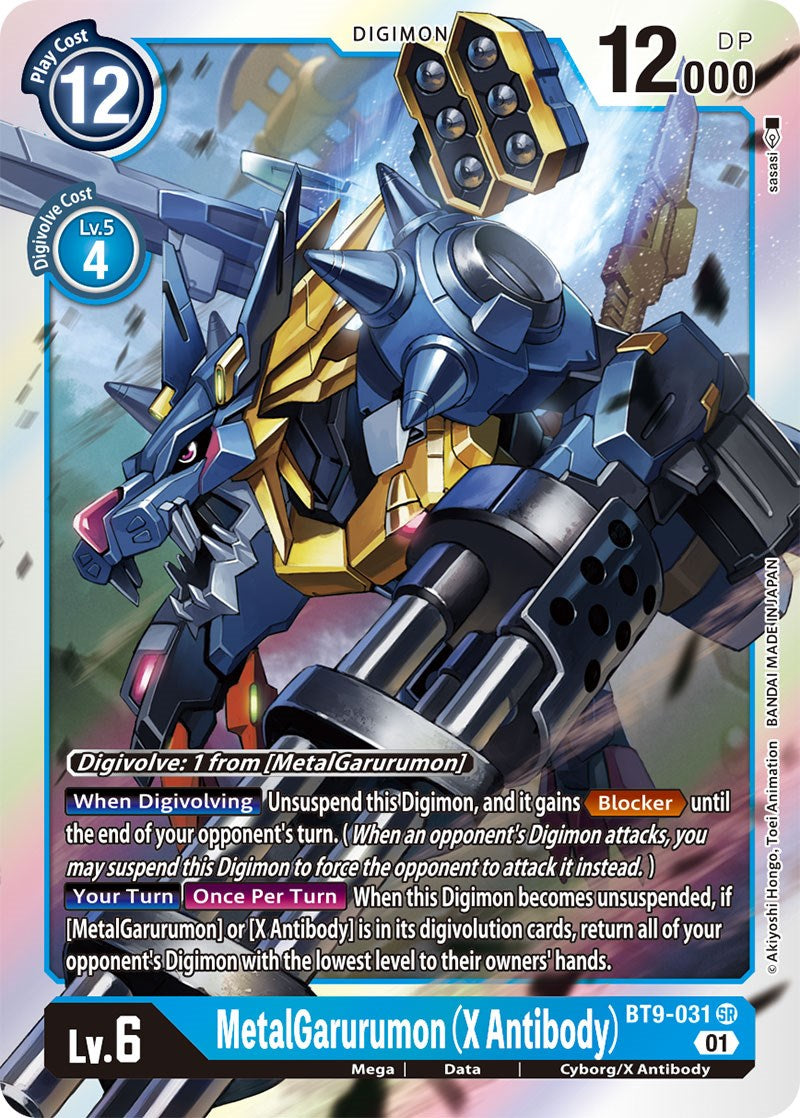 MetalGarurumon (X Antibody) [BT9-031] [X Record] | Mindsight Gaming