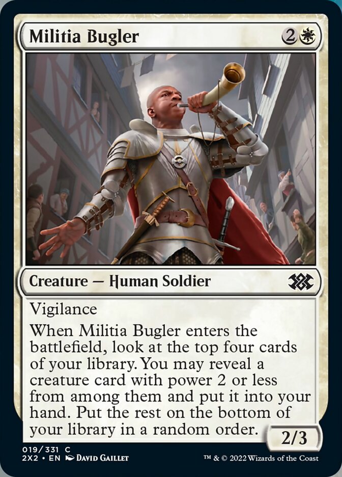 Militia Bugler [Double Masters 2022] | Mindsight Gaming