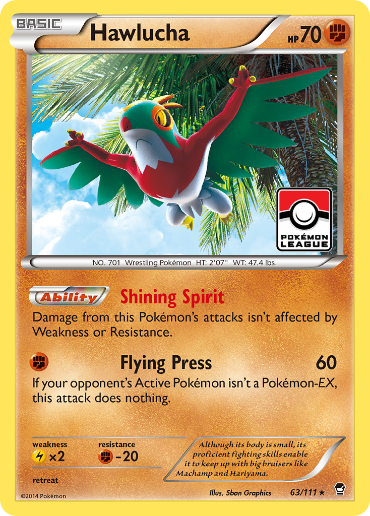 Hawlucha (63/111) [XY: Furious Fists] | Mindsight Gaming