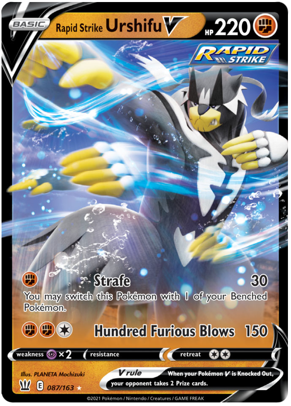 Rapid Strike Urshifu V (087/163) [Sword & Shield: Battle Styles] | Mindsight Gaming