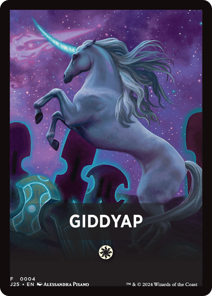 Giddyap Theme Card [Foundations Jumpstart Front Cards] | Mindsight Gaming