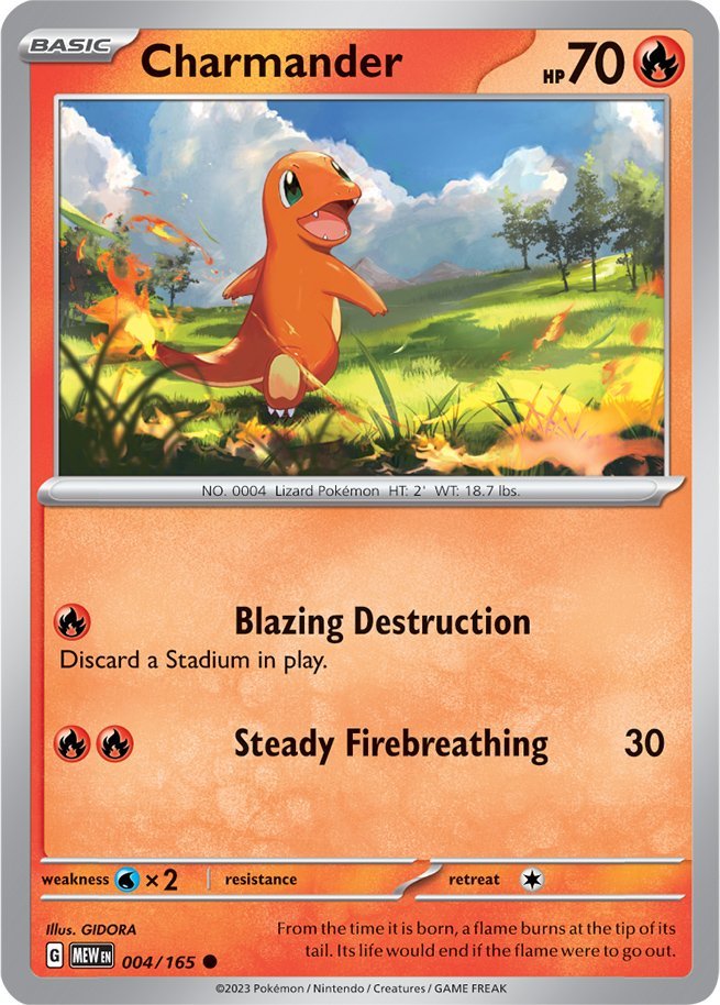 Charmander (004/165) [Scarlet & Violet 151] | Mindsight Gaming