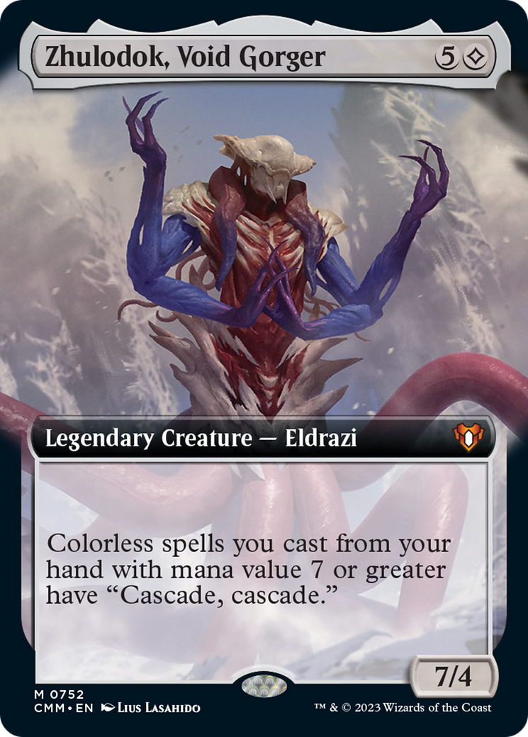 Zhulodok, Void Gorger (Extended Art) [Commander Masters] | Mindsight Gaming