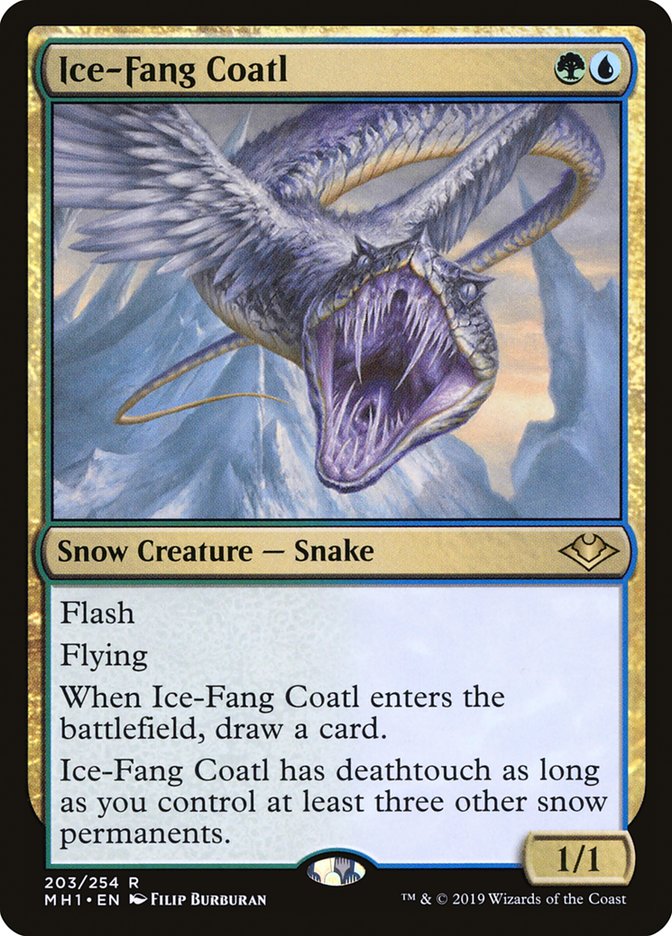 Ice-Fang Coatl [Modern Horizons] | Mindsight Gaming