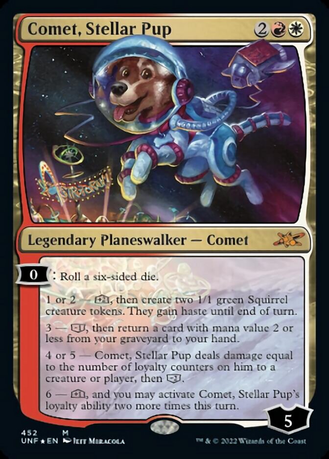 Comet, Stellar Pup (Galaxy Foil) [Unfinity] | Mindsight Gaming