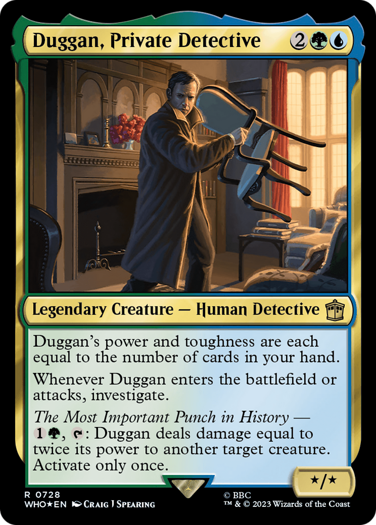 Duggan, Private Detective (Surge Foil) [Doctor Who] | Mindsight Gaming