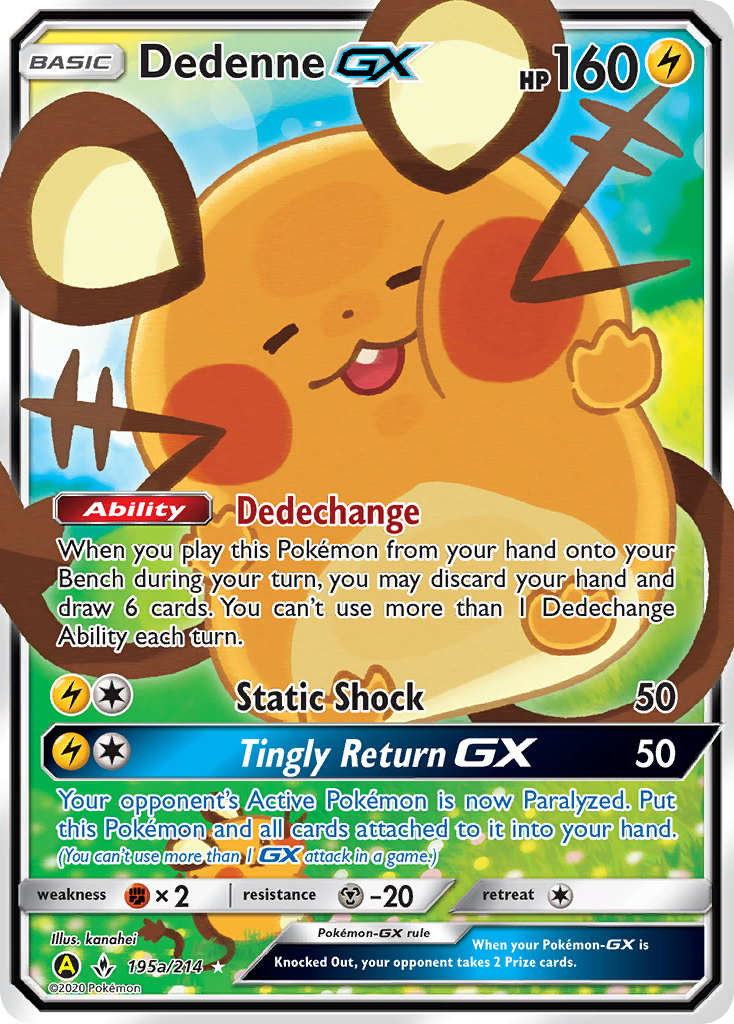 Dedenne GX (195a/214) [Alternate Art Promos] | Mindsight Gaming