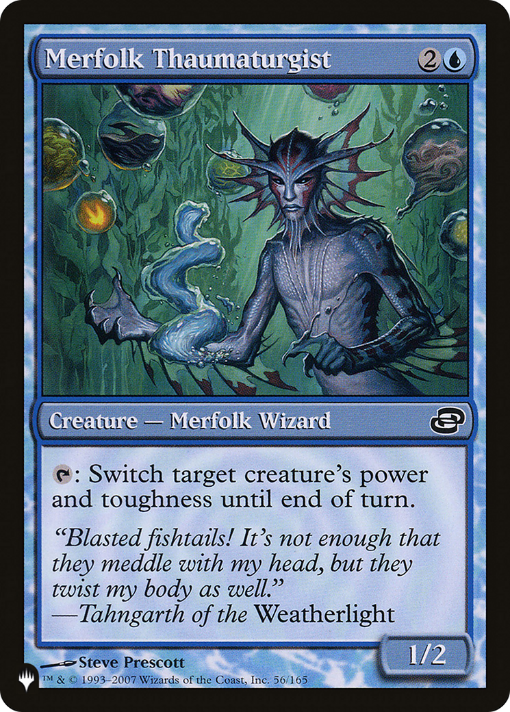 Merfolk Thaumaturgist [The List] | Mindsight Gaming