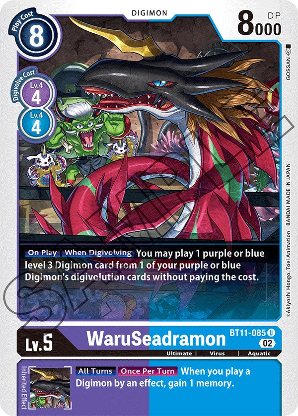 WaruSeadramon [BT11-085] [Dimensional Phase] | Mindsight Gaming