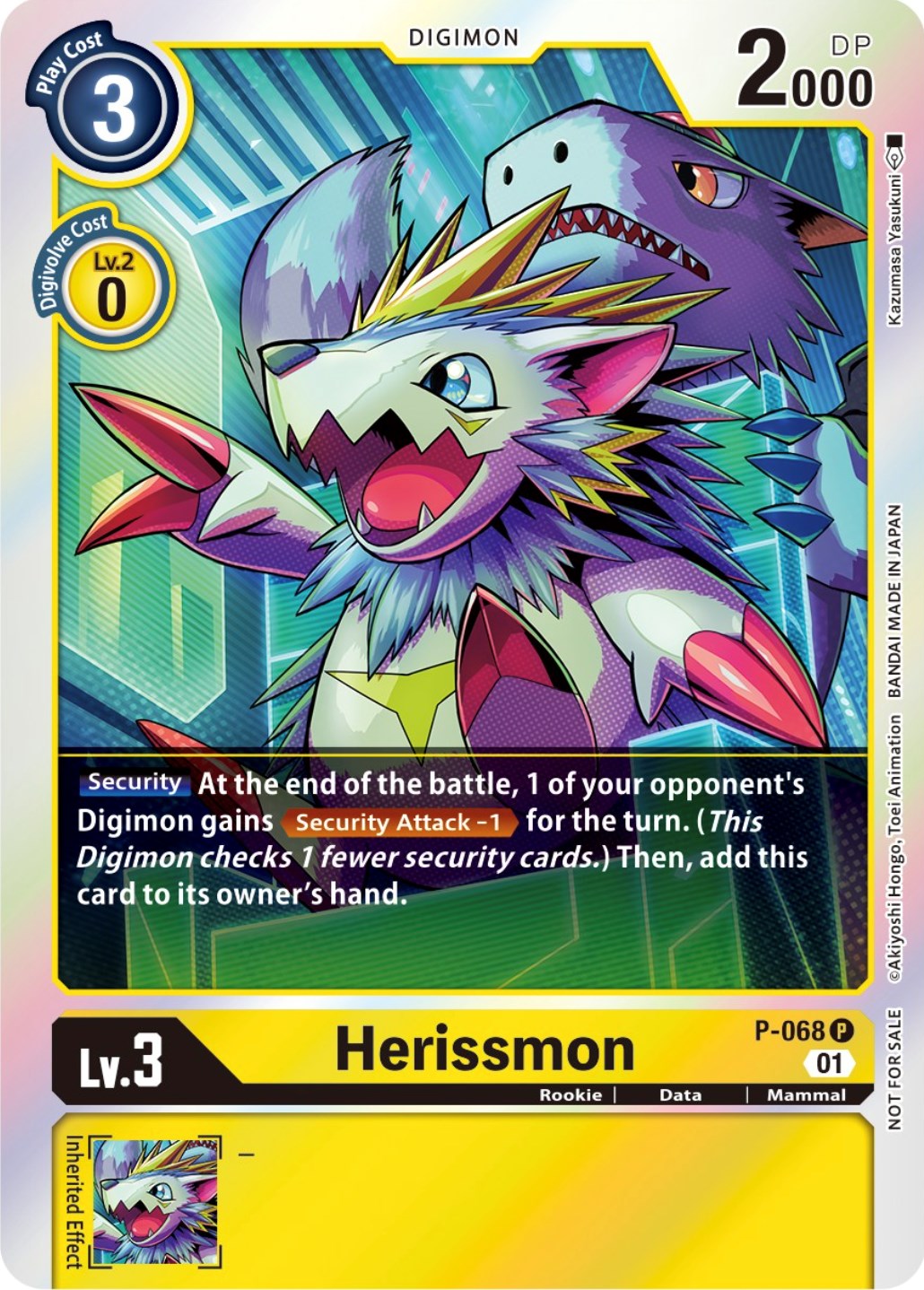 Herissmon [P-068] (Limited Card Pack) [Promotional Cards] | Mindsight Gaming