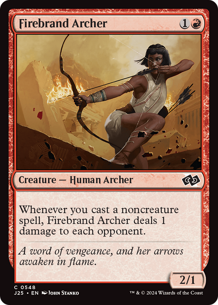 Firebrand Archer [Foundations Jumpstart] | Mindsight Gaming