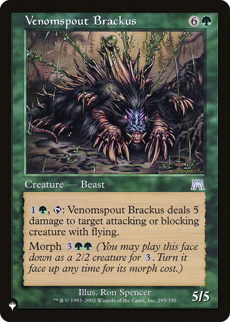 Venomspout Brackus [The List Reprints] | Mindsight Gaming