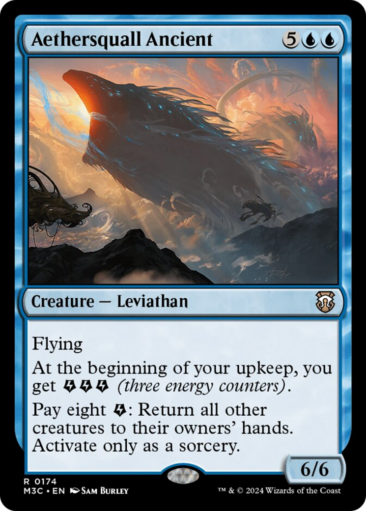 Aethersquall Ancient (Ripple Foil) [Modern Horizons 3 Commander] | Mindsight Gaming